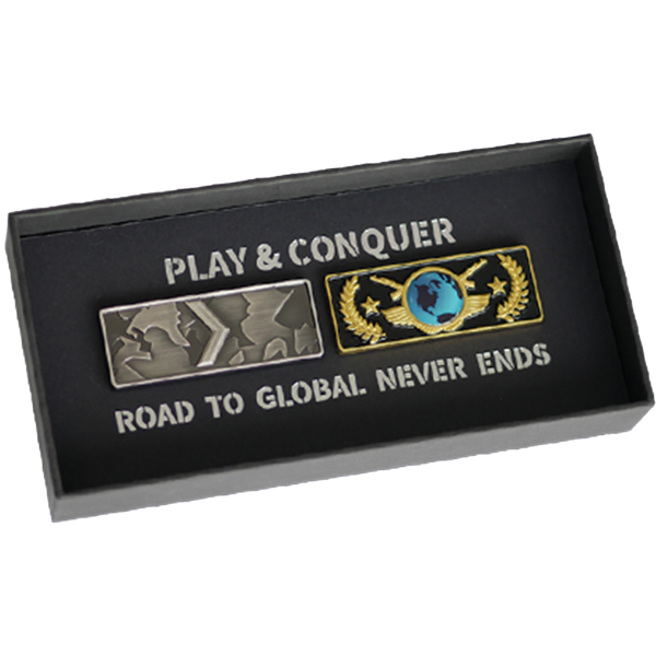 Silver & Global Elite Pin Set
