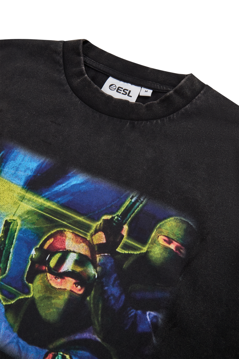 CS Vintage Short Sleeve T-Shirt Black
