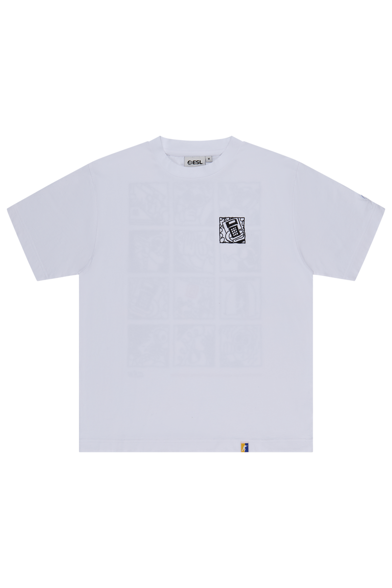 CS Comic Short Sleeve T-Shirt White