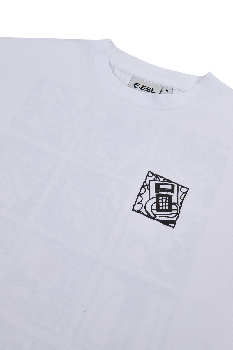 CS Comic Short Sleeve T-Shirt White