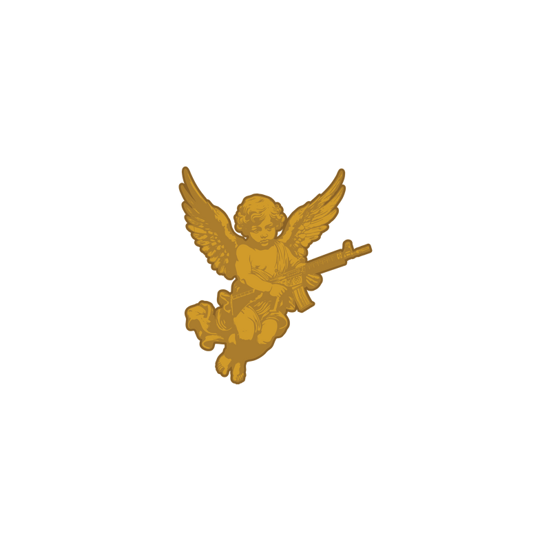 CS Major Cherub Pin Gold