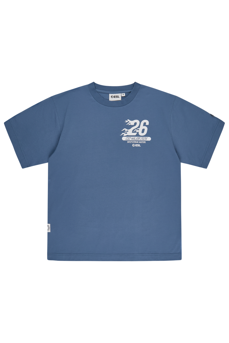 IEM Cologne 2026 Cup Short Sleeve T-Shirt Dusty Blue