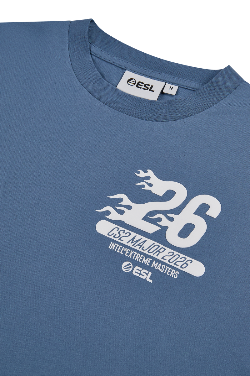IEM Cologne 2026 Cup Short Sleeve T-Shirt Dusty Blue